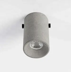 Nodic modern el yapımı beton asılı aydınlatma armatürleri led gömme endüstriyel askıya parçaları kolye tavan lambası