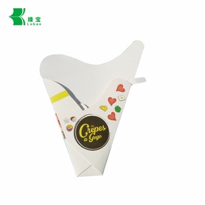 Desechables de embalaje de alimentos de papel <span class=keywords><strong>cono</strong></span> o bolsa para crepé papas fritas de <span class=keywords><strong>comida</strong></span> rápida - Product Image 5