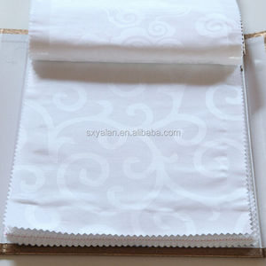 Tissu en <span class=keywords><strong>coton</strong></span> couleur unie, bleu et blanc, rayures, jacquard, <span class=keywords><strong>satin</strong></span>, dobby, hôtel - Product Image 2
