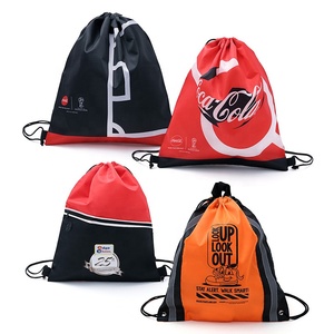 OEM Custom Printing Nylon Polyester GYM Sport <strong>Drawstring</strong> <strong>Backpack</strong> with Personal Design - Product Image 1