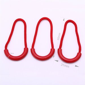 Bán Buôn Đầy Màu Sắc Hình Chữ U Nylon Bền Dây Kéo Kéo Nhự<span class=keywords><strong>a</strong></span> Thay Thế Dây Kéo Thẻ Tab Cho Ba Lô Túi Xách Tự Làm - Product Image 3