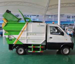 ทั้งหมดปิดด้านหลังอัดขยะไฟฟ้ารีไซเคิลรถบรรทุก FT4402 - Product Image 5