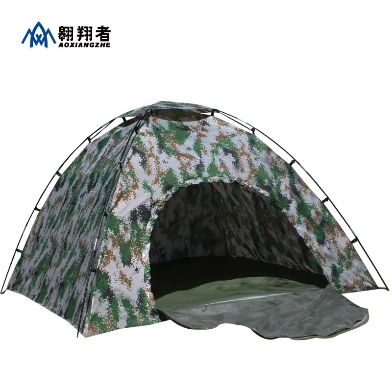 Hot 3 Persoon Deluxe Gepersonaliseerde Afdrukken Camouflage Militaire Winter Vouwen Extreme Weer Camper Camping Picknick Tent