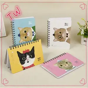 일본 저널 노트북 Suppliers-새로운 일본식 만화 고양이 나선형 메모장 도매 저널 일반 노트 책 노트북 사무실