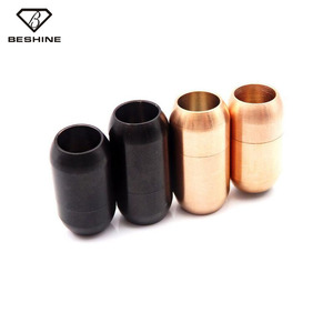 Đức Top bán vòng Shape Top Level Vòng đeo tay bằng thép không gỉ <span class=keywords><strong>Clasp</strong></span> cho da hoặc dây thừng - Product Image 4