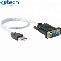 Nuevo Cable Convertidor USB a Serial RS232 Db9 de 9 Pines con Chip FTDI OEM de Fábrica 2026