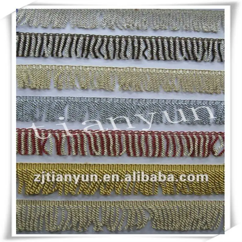 double colour tassel fringe for curtain sofa home textile