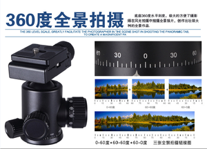 Tùy chỉnh Sợi Carbon Kính Thiên Văn Cực dslr chuyên nghiệp máy ảnh tripod đối với canon 600d - Product Image 5