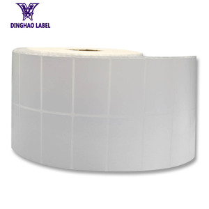 China fábrica de producción 50*30mm blanco personalizado arte mate COTED etiqueta - Product Image 5