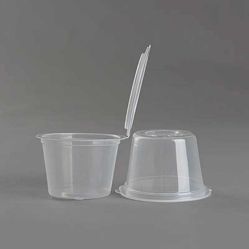 Barato 4 oz mini desechable claro plástico al por mayor taza de pudín