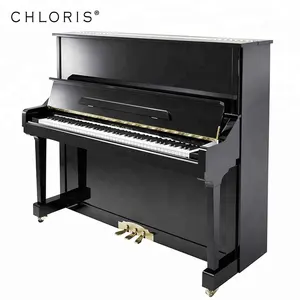 חדש 88 מפתחות סטודיו פסנתר שחור תינוק אנכי פסנתר מפעל מחיר, הובנה פולני HU-131E