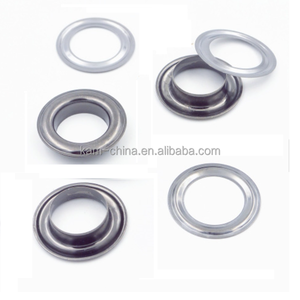 Bolsa de tela para zapatos, accesorios, ojal de Metal de latón redondo plateado - Product Image 3