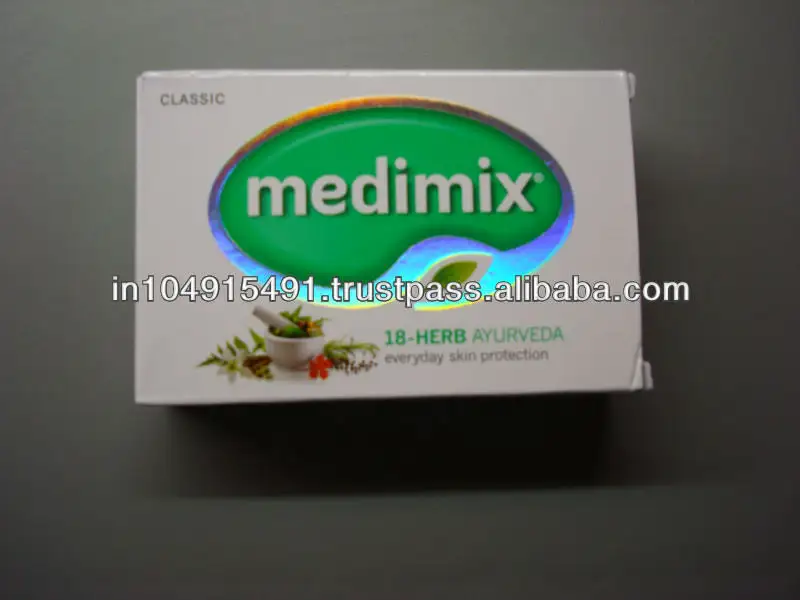 Medimix jabón, 125gm/4,40 oz, Real Ayurveda, jabón Ayurvédico con 18 hierbas