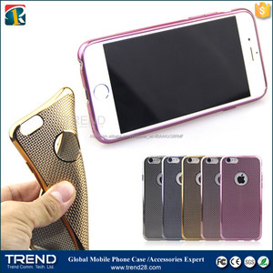 China, el proveedor de galvanoplastia de red de <span class=keywords><strong>tel</strong></span>éfono móvil caso de tpu para el iphone 6 más - Product Image 1