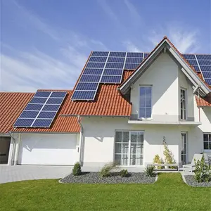 Off-Grid PV ระบบ3KW Photovoltaic Solar Home ระบบแบตเตอรี่สำรอง