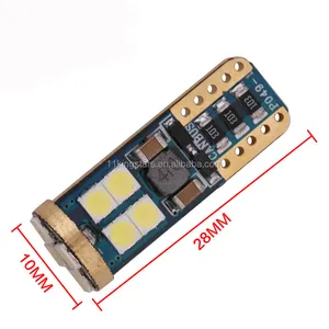 T10 3030 12SMD 12วัตต์ Canbus T10 W5W LED อ่านหลอดไฟ