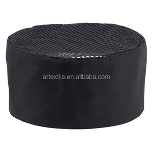 Mũ Đầu Bếp Phục Vụ Có Dây Đeo Có Thể Điều Chỉnh-Một Kích Thước (Đen)-Beanies Và Caps - Product Image 1