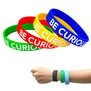 Pulsera de silicona con texto personalizado para hombre y mujer, muñequera de regalo promocional, barata, Año Nuevo, <span class=keywords><strong>2022</strong></span> - Product Image 4