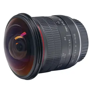 lente canon 80d Suppliers-Lente de peixe meike 8mm f3.5, lente ultra grande angular, manual para câmeras dslr eos 70d 77d 80d