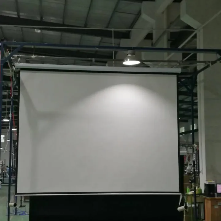 telon portable cinema 200 inch motorized projector screen manufacturer