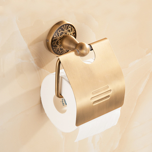 Fapully di Alta Qualità Accessori Per il Bagno In Ottone Antico Intagliato Igienici Titolari di <span class=keywords><strong>Carta</strong></span> - Product Image 1