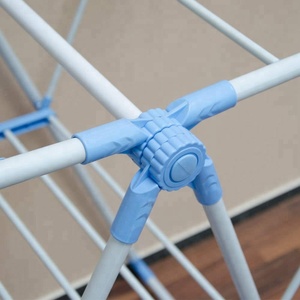 Airer vêtements en métal aile séchoir <span class=keywords><strong>pour</strong></span> l'intérieur et l'extérieur <span class=keywords><strong>etendoir</strong></span> à <span class=keywords><strong>linge</strong></span> séchoir pliable - Product Image 5