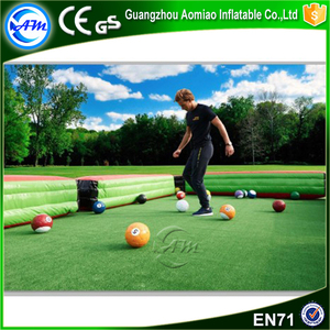 Nuevo estilo inflable billar snookball patio de juegos de fútbol para billar inflable pelota de fútbol mesa de snooker inflable - Product Image 4