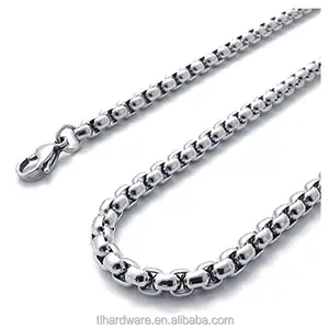 Casual Men's Women's Unisex Stainless Steel Necklaces Curb Chains