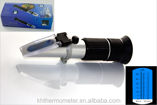 Высокоточный Ручной Автоматический 0-32% БРИКС SG сусло: 1,000-1,120 пивной рефрактометр