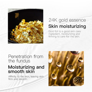 Masque facial hydratant en feuille de soin de la peau à la marque privée, masque facial en bio-collagène à l'or 24 carats, soin de la peau, feuille d'or 24 carats, acide <span class=keywords><strong>hyaluronique</strong></span>, masque 24 carats - Product Image 2