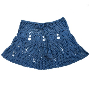 اليدوية الكروشيه الهبي بوهو الرباط الصيف التستر تنورة الشاطئ اللباس - Product Image 2