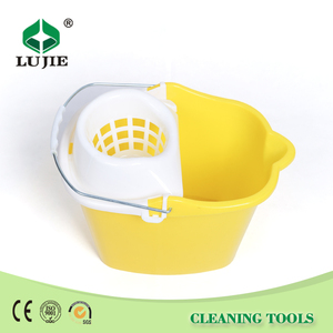 Mini Cubo <span class=keywords><strong>de</strong></span> Limpieza <span class=keywords><strong>de</strong></span> Plástico Amarillo con Mango - Product Image 4
