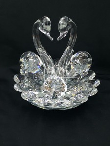 Cristalino encantador 2 cisnes con diamante moderno decoración <span class=keywords><strong>del</strong></span> hogar - Product Image 2