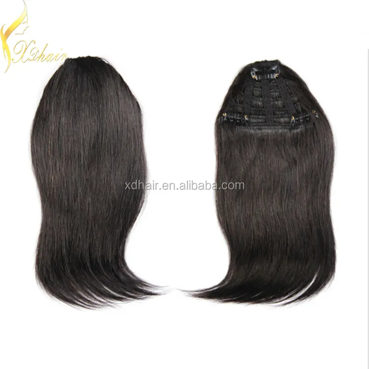 Hot Sell Different Style Straight/Yaki Style Clip In Bangs Hairpiece Fringe Hair Bangs