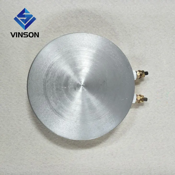110v-440v de alta temperatura de alumínio fundido no aquecedor placa de aquecimento moldado com parafuso terminal