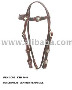 Headstall Western en cuir pour chevaux fabricants fournisseurs - Product Image 2