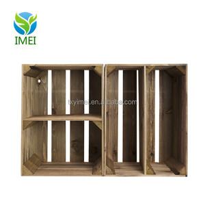 Nouveau YM0795 Laque En Bois pomme <span class=keywords><strong>Caisses</strong></span> Mini <span class=keywords><strong>Caisses</strong></span> En Bois En Gros - Product Image 1