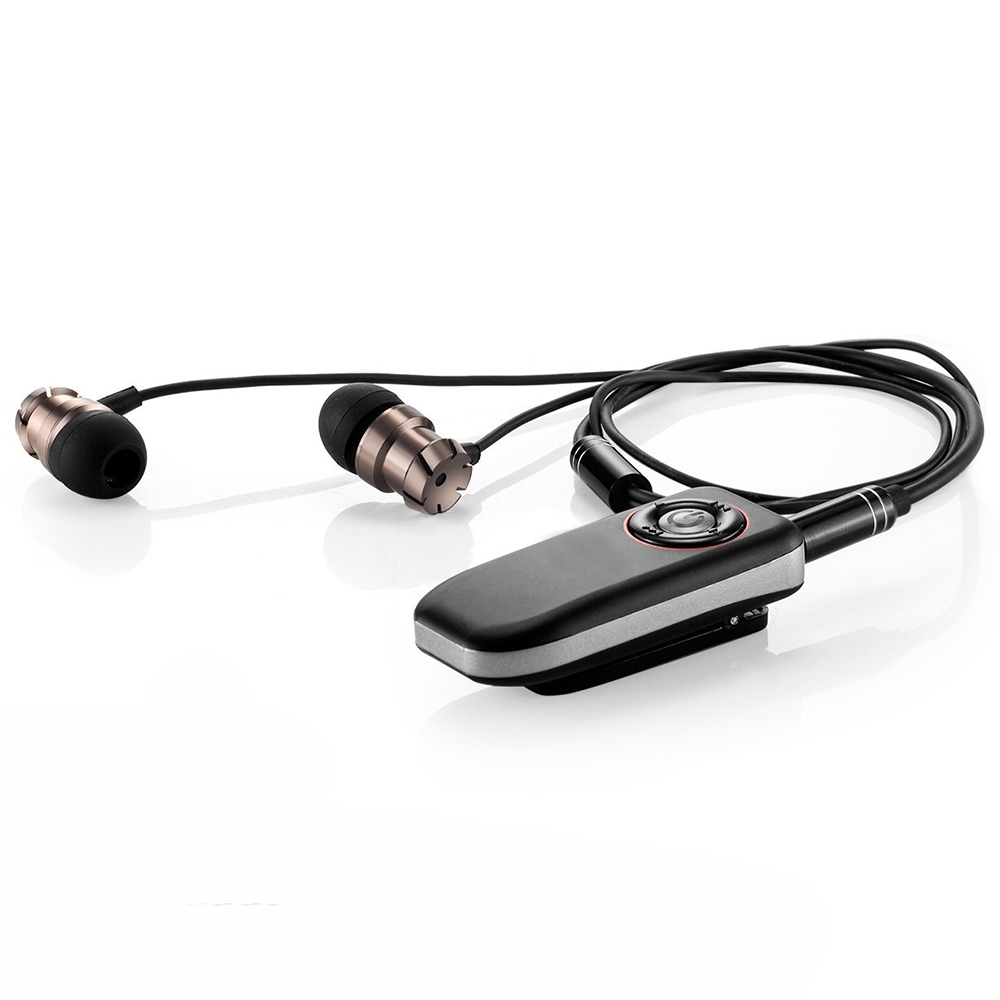 Wireless Bluetooth V4.0 Stretching Single Ear business clip stereo Bluetooth Headset Headphones Earphones With Mic