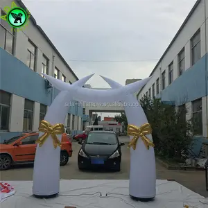 Romantic wedding decor 3m x 3m inflatable crescent moon arch ST736