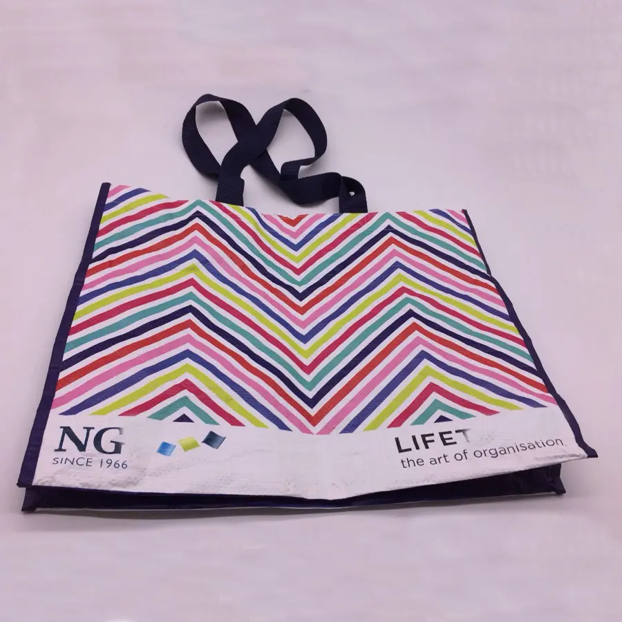 2018 fashion cheap PP shopping bag with logo
