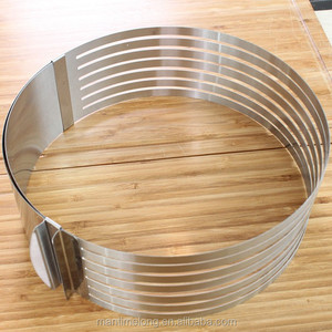 Moule <span class=keywords><strong>à</strong></span> mousse en acier inoxydable, anneau circulaire <span class=keywords><strong>réglable</strong></span> 24-30CM, pour biscuits, Fondant, gâteau, outil de <span class=keywords><strong>pâtisserie</strong></span> - Product Image 2
