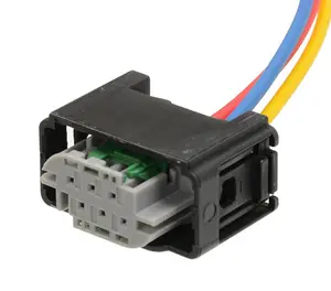 Carcasa de 6 pines para conector de Sensor de altura, arnés con cola de cerdo, 3 cables, compatible con Land Rover, repuesto YMQ503220