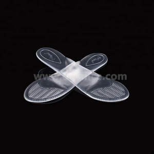 Inserti per scarpe con supporto per arco da donna personalizzati 3/4 plantari ortopedici soletta tacchi alti solette antiscivolo in gel trasparente - Product Image 3