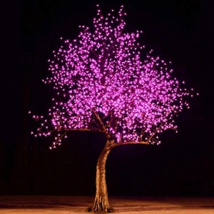 Outdoor Garden Landscape Christmas Festive Decoration 10ft Artificial RGB Color Changing Cherry Blossom <strong>LED</strong> <strong>Tree</strong> <strong>Light</strong> IP65 - Product Image 3