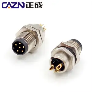 M8 3 pin cable mount socket female contacts M8 power connector waterproof M8 connector