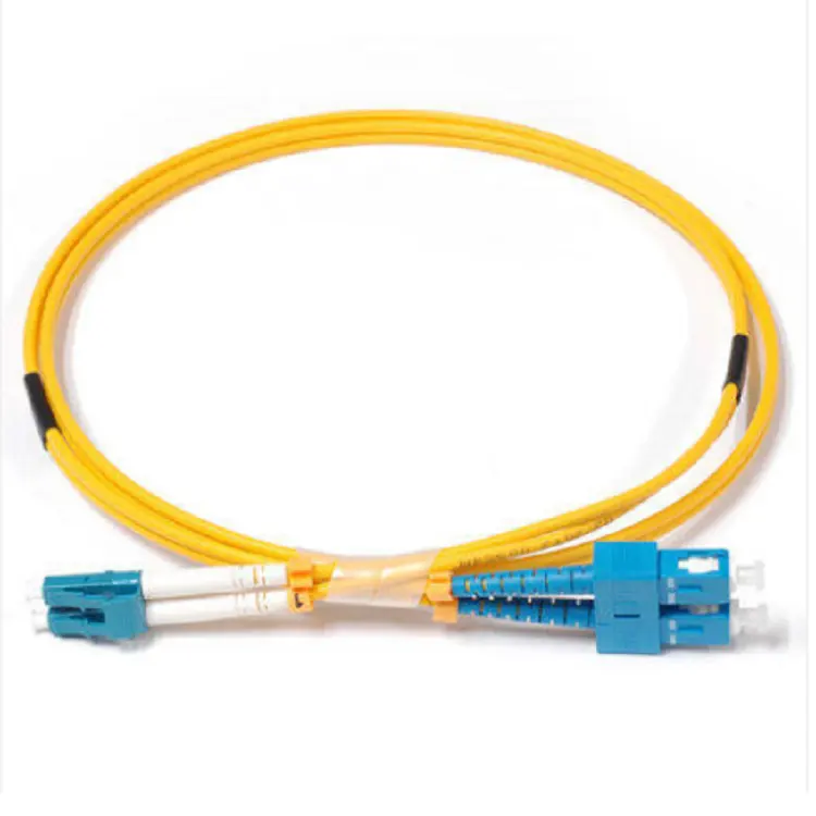 אחת מצב מרובה 0.9/2.0/3.0mm דופלקס SC LC APC UPC חיצוני gpon 1M 2M 3M 5M מותאם אישית מגשר אופטי סיבי תיקון כבל