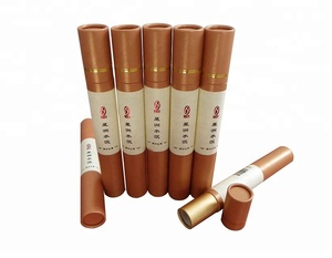 Lungo Fantasia di Carta Arrotolato Bordo Del Tubo per sacchi per Imballaggio Incenso - Product Image 1