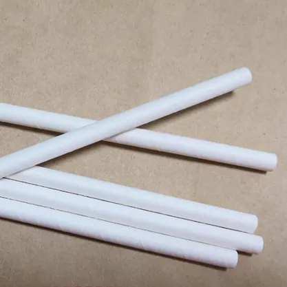 6mm X 197mm White Food Grade Disposable Cocktail Drinking Paper Straw