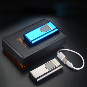 Conception chaude Touche tactile briquet Électronique FR-310 Double Arc Briquet USB Rechargeable - Product Image 4