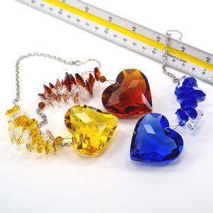Prisma de cristal de coração, pendurado cristais suncatcher para janela casa decoração, enfeites e presentes goldenhaitai - Product Image 4